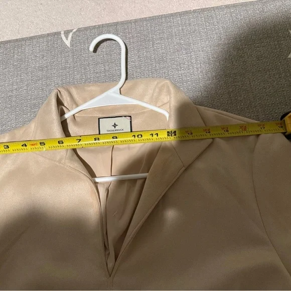 Tuckernuck Cream Dress with Modern Silhouette - Picture 5 of 7